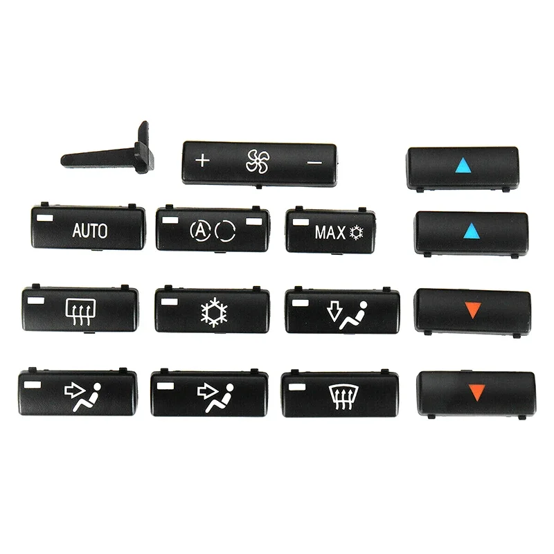 14pcs ABS Car Button Caps Auto Central Control Panel Switch Button Cover A/C Climate Switch Parts for BMW 5 Series E39 E53 M5 X5
14pcs ABS Car Button Caps Auto Central Control Panel Switch Button Cover A/C Climate Switch Parts for BMW 5 Series E39 E53 M5 X5
