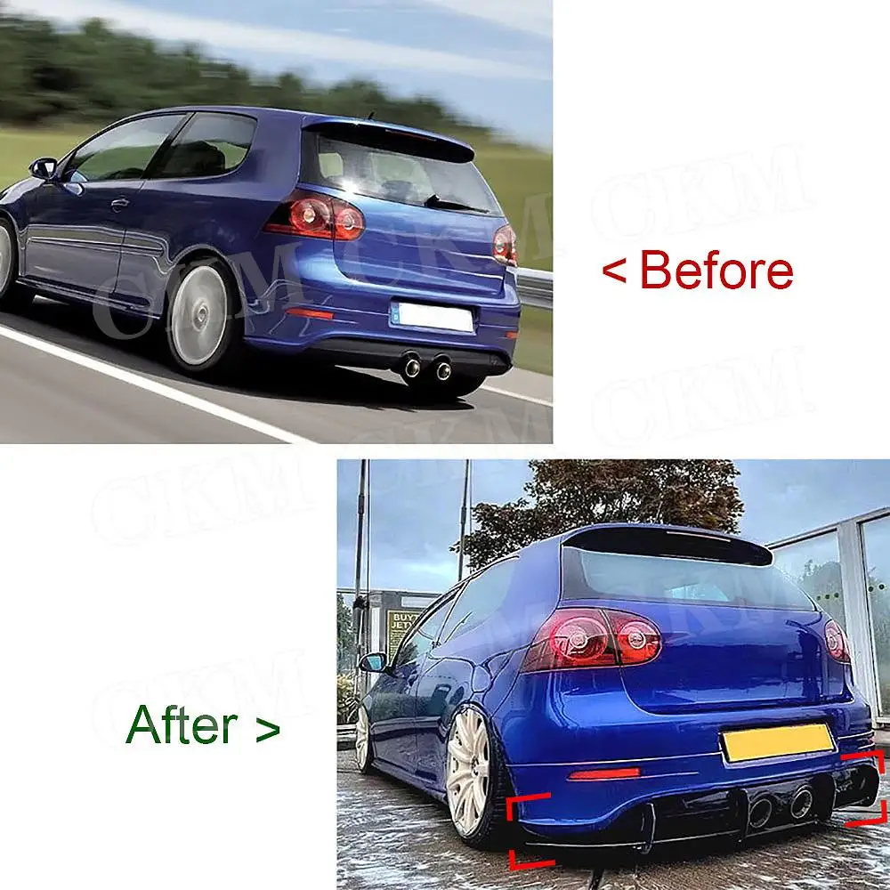 For Volkswagen Golf 5 MK5 R32 2006-2009Rear Bumper Lip Diffuser Spoiler Side Splitters Decoration Car Styling Accessories
For Volkswagen Golf 5 MK5 R32 2006-2009Rear Bumper Lip Diffuser Spoiler Side Splitters Decoration Car Styling Accessories