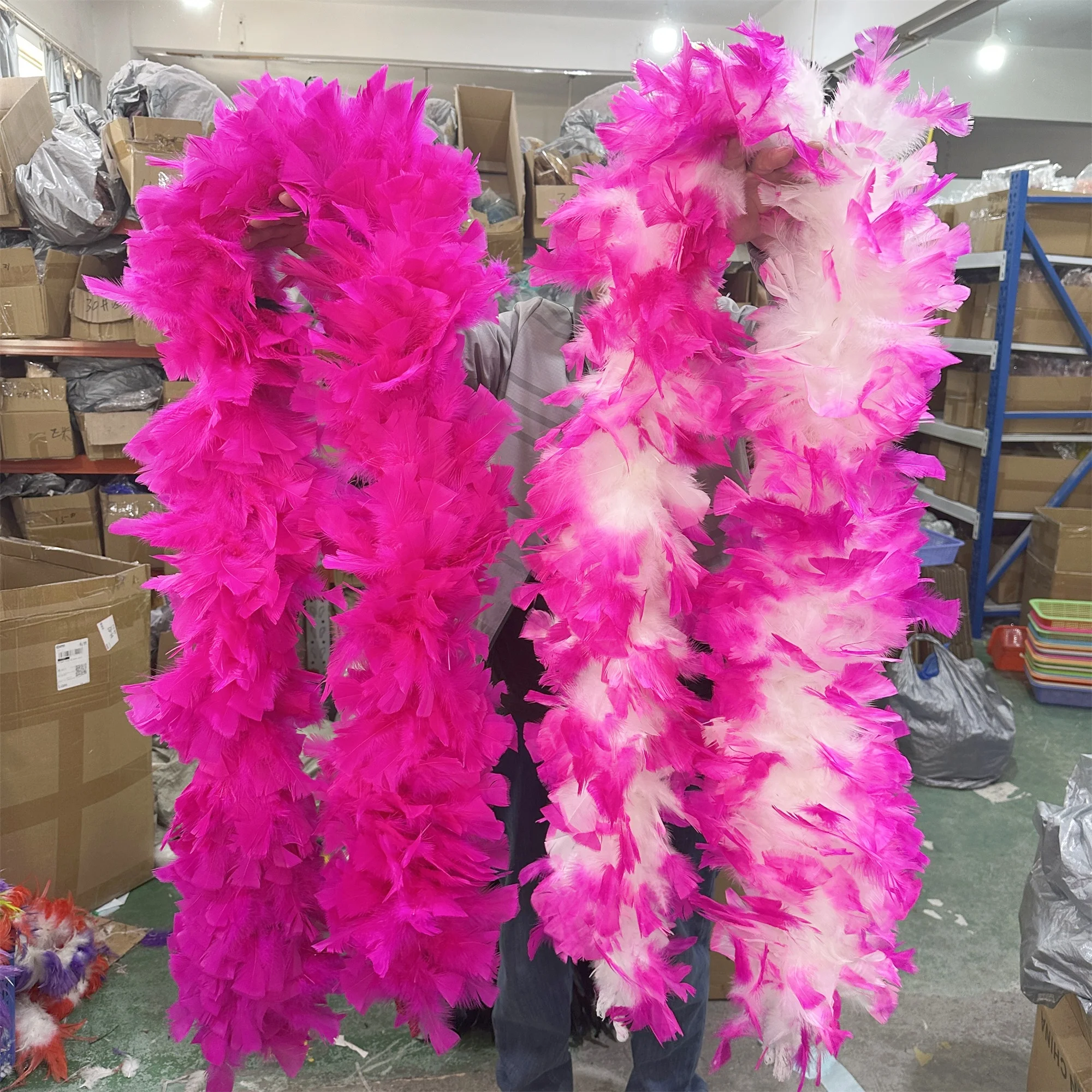 2Yard 200G Fluffy Turkey Feather Boa for Carnival Wedding Stage Costume Accessories Party Decor DIY Craft Shawl Plumas Wholesale
2Yard 200G Fluffy Turkey Feather Boa for Carnival Wedding Stage Costume Accessories Party Decor DIY Craft Shawl Plumas Wholesale