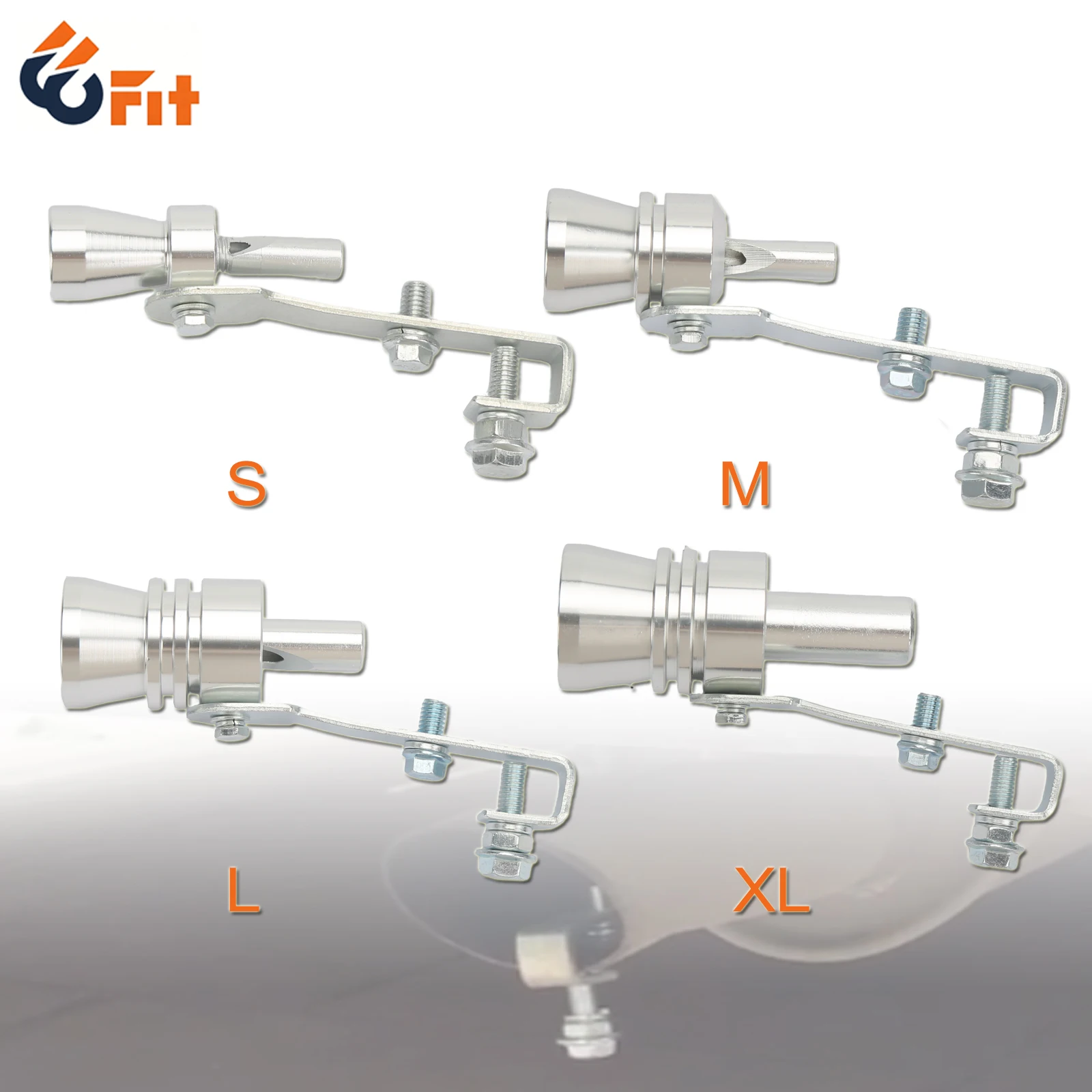 Silver Aluminum Turbo Sound Exhaust Whistle Simulator Motorcycles Car Accessories
Silver Aluminum Turbo Sound Exhaust Whistle Simulator Motorcycles Car Accessories
