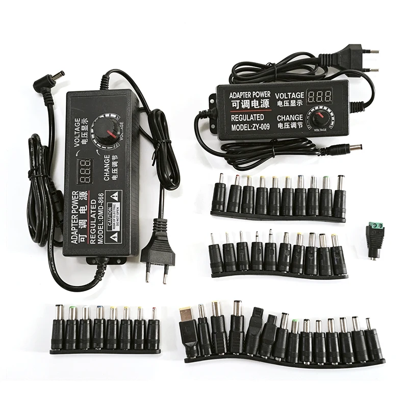 Adjustable Power Supply Adapter AC 220V TO 3V-12V 10A 9V-24V 5A Switching Power Source Female 8PCS 34PCS DC Jack Plug Connector
Adjustable Power Supply Adapter AC 220V TO 3V-12V 10A 9V-24V 5A Switching Power Source Female 8PCS 34PCS DC Jack Plug Connector
