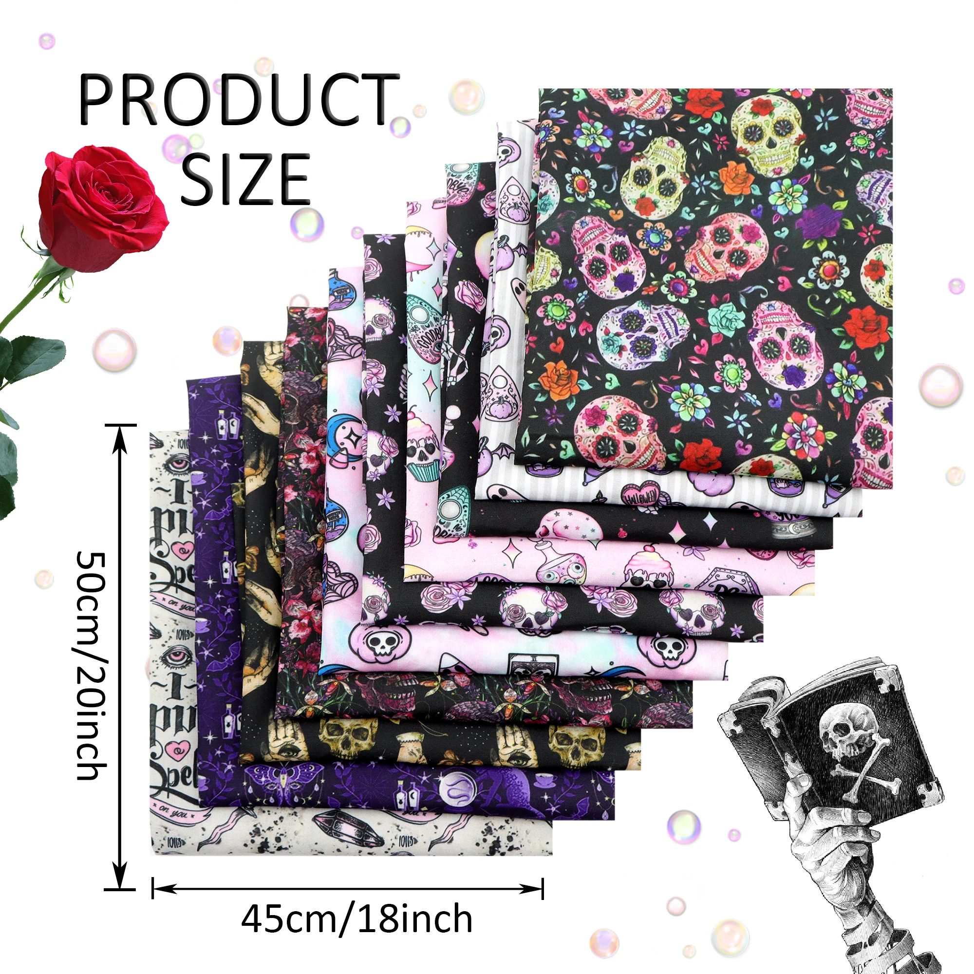 10 шт./набор, Полиэстеровая хлопчатобумажная ткань 50*145 см
10 шт./набор, Полиэстеровая хлопчатобумажная ткань 50*145 см