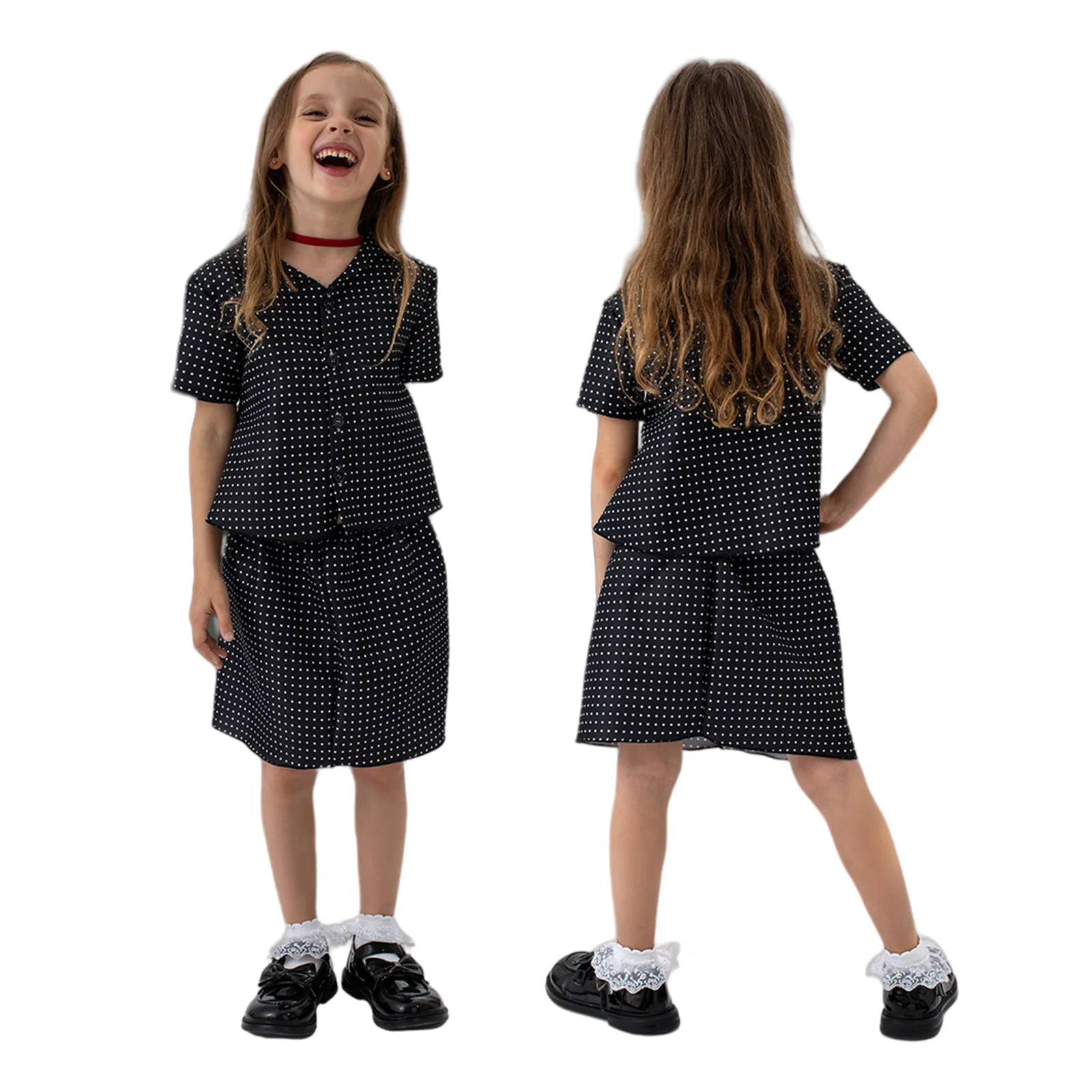Kid Movies Coralin Cosplay Costume Black Top Skirt Uniform Secret Door Mom Roleplay Accessories Halloween Carnival Party Outfit
Kid Movies Coralin Cosplay Costume Black Top Skirt Uniform Secret Door Mom Roleplay Accessories Halloween Carnival Party Outfit