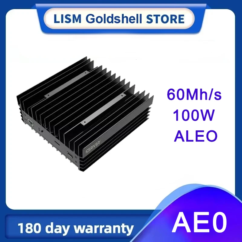New ICERIVER AE0 60MH/s 100W ALEO Coin Mining Machine Asic Crypto Miner Quiet Home Use ALEO Mining Machine
New ICERIVER AE0 60MH/s 100W ALEO Coin Mining Machine Asic Crypto Miner Quiet Home Use ALEO Mining Machine
