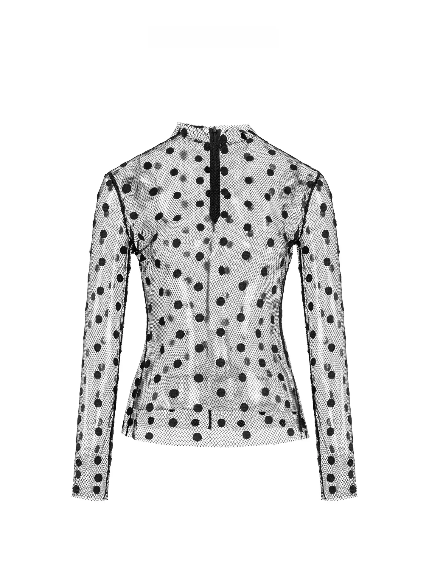 Коллекция MAGGIE MA Весна 2026: Женский сексуальный топ с длинным рукавом в горошек, базовая майка из полиэстера
Коллекция MAGGIE MA Весна 2026: Женский сексуальный топ с длинным рукавом в горошек, базовая майка из полиэстера