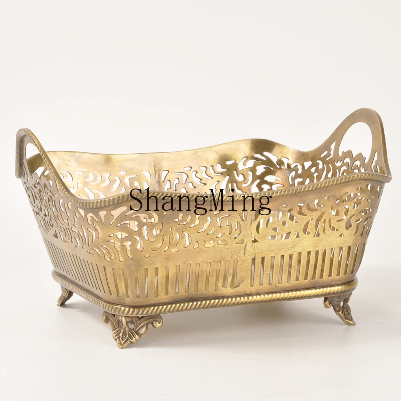 CL Brass Pure Copper Hollow Nut and Fruit Plate Storage Tray Dining Table Decoration Ornament
CL Brass Pure Copper Hollow Nut and Fruit Plate Storage Tray Dining Table Decoration Ornament