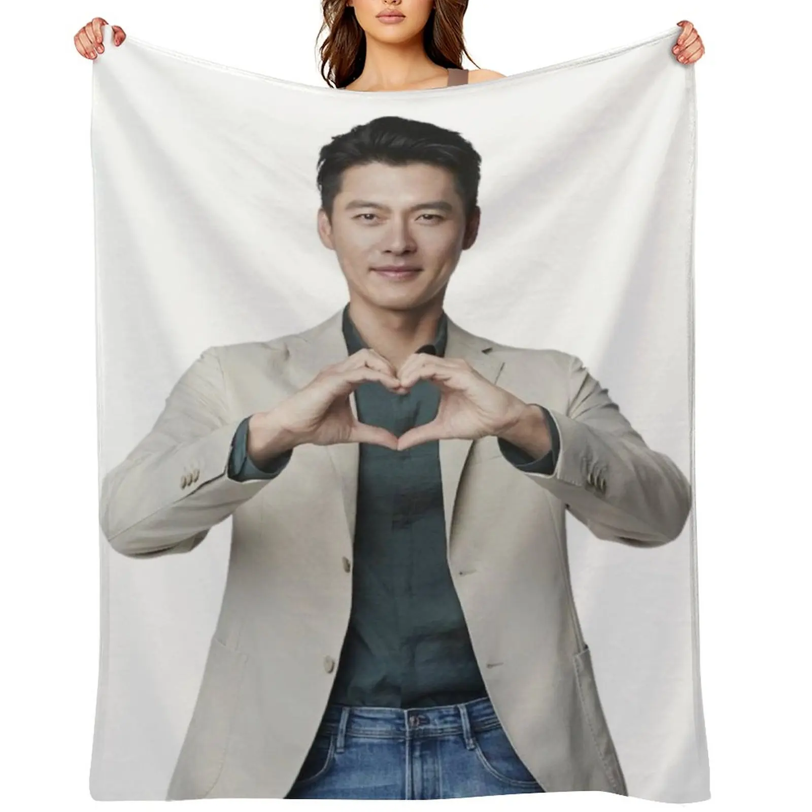 Hyun Bin Heart Gesture Throw Blanket Decorative Throw Soft Soft Beds For Sofa Thin Blankets
Hyun Bin Heart Gesture Throw Blanket Decorative Throw Soft Soft Beds For Sofa Thin Blankets