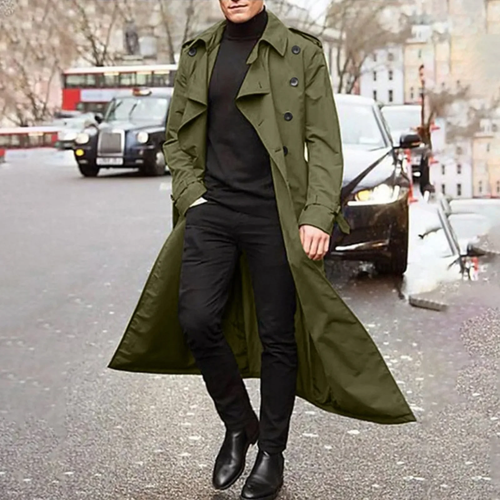 Men Overcoat Outwear Long Sleeve Trench Coats Jacket Stylish Elegant Pocket Coat Long Winter Wool Coat Slim Men ZL273
Men Overcoat Outwear Long Sleeve Trench Coats Jacket Stylish Elegant Pocket Coat Long Winter Wool Coat Slim Men ZL273