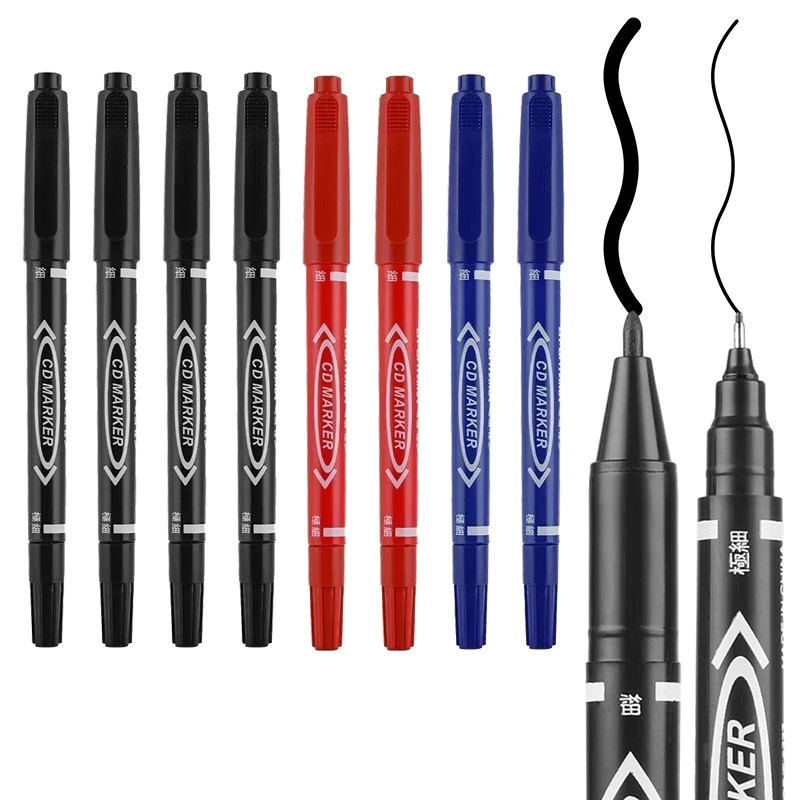 10/20Pcs Black Markers for Drawing Dual Tip Brush Pens Permanent Marker Set for Art Drawing Sketching Writing Dooding Marking
10/20Pcs Black Markers for Drawing Dual Tip Brush Pens Permanent Marker Set for Art Drawing Sketching Writing Dooding Marking