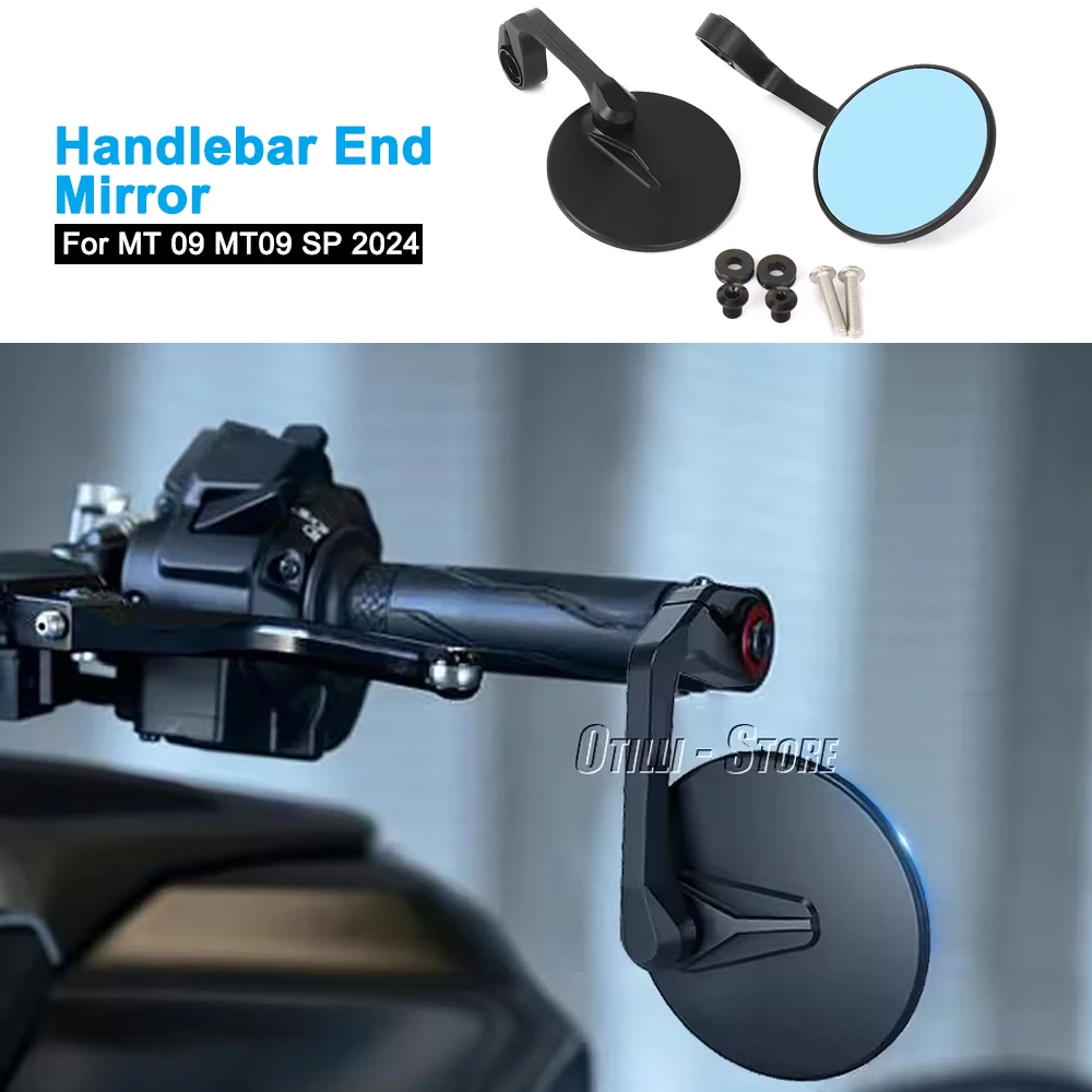 Handlebar End Mirror Side Motorcycle Accessories Adjustable Black With Blue Lenses For YAMAHA MT 09 MT09 SP MT-09 2024 2025
Handlebar End Mirror Side Motorcycle Accessories Adjustable Black With Blue Lenses For YAMAHA MT 09 MT09 SP MT-09 2024 2025