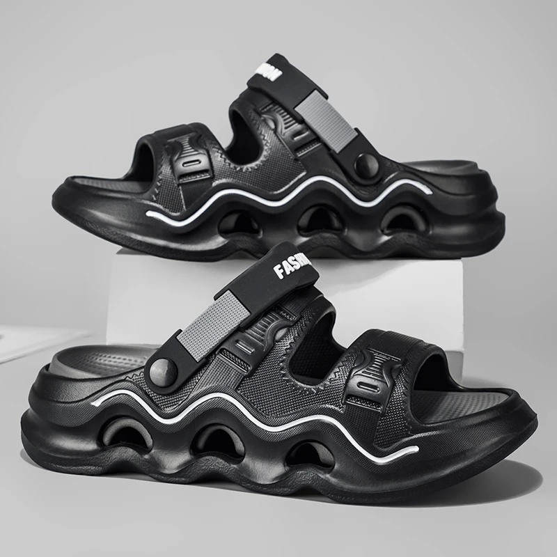 Summer Men's Slippers Beach Clogs Outdoor Sandals EVA Soft Slides Fashion Men Casual Water Garden Shoes Male Outdoor Slippers
Summer Men's Slippers Beach Clogs Outdoor Sandals EVA Soft Slides Fashion Men Casual Water Garden Shoes Male Outdoor Slippers