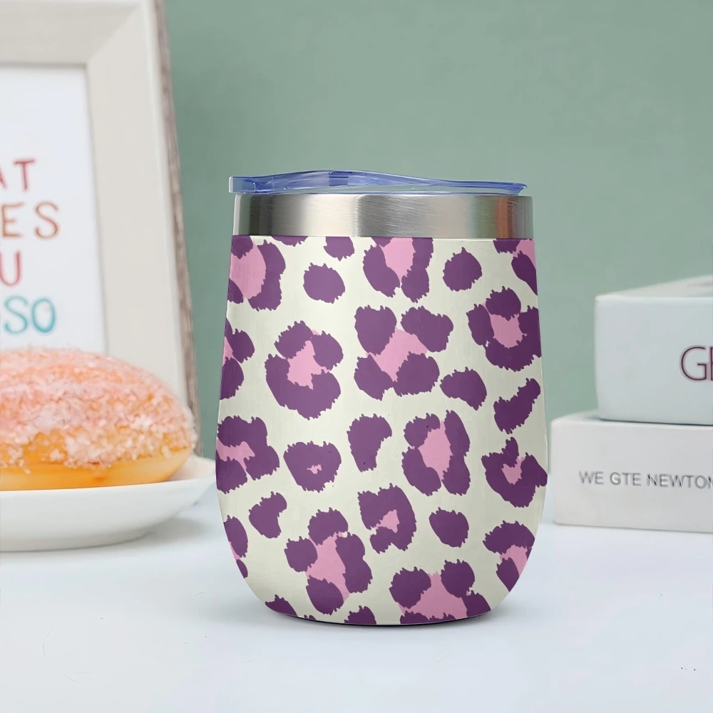 Purple leopard print Vacuum Flasks 12oz Eggshell Cup with Lid Portable Coffee Cups Travel Household Office Drinking Mug
Purple leopard print Vacuum Flasks 12oz Eggshell Cup with Lid Portable Coffee Cups Travel Household Office Drinking Mug