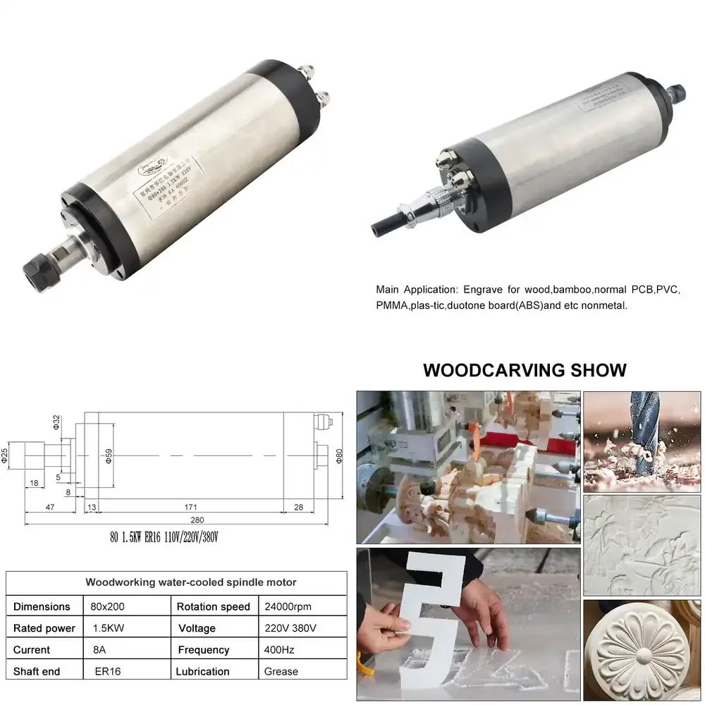 Huajiang Electric Water Cooling Spindle High-Speed 1.5KW of CNC Engraving Machine Plastic Mold Carving
Huajiang Electric Water Cooling Spindle High-Speed 1.5KW of CNC Engraving Machine Plastic Mold Carving