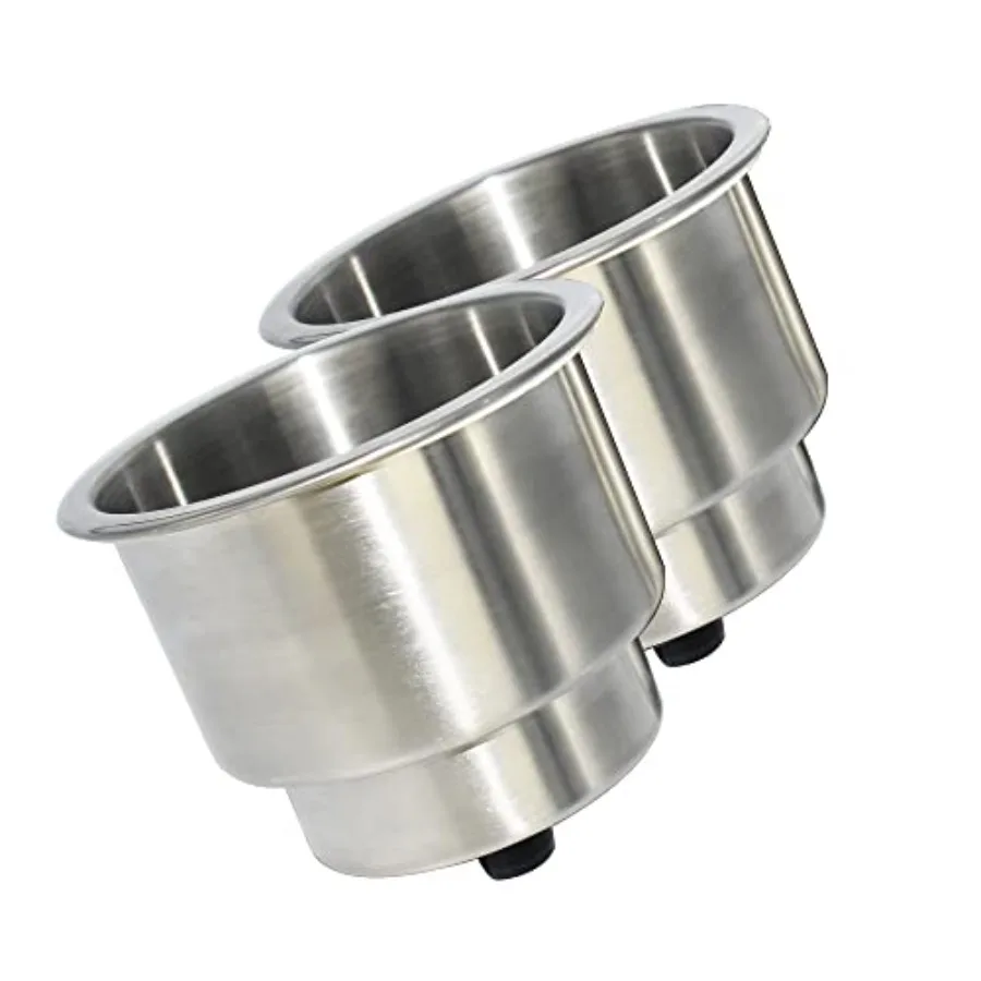 Stainless Steel Cup Drink Holder with Drain for Marine Boat RV Camper
Stainless Steel Cup Drink Holder with Drain for Marine Boat RV Camper
