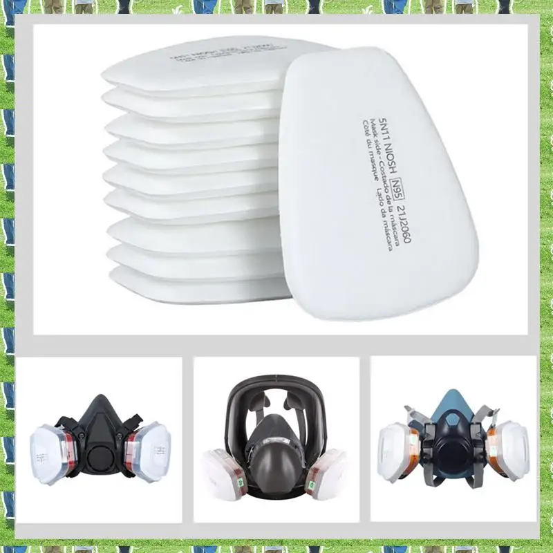 FTS 100PCS 5N11 Respirator Filter - 5N11 Particulate Filter Cotton For 6200, 6502, 7502, 6800 Series Respirator Mask
FTS 100PCS 5N11 Respirator Filter - 5N11 Particulate Filter Cotton For 6200, 6502, 7502, 6800 Series Respirator Mask