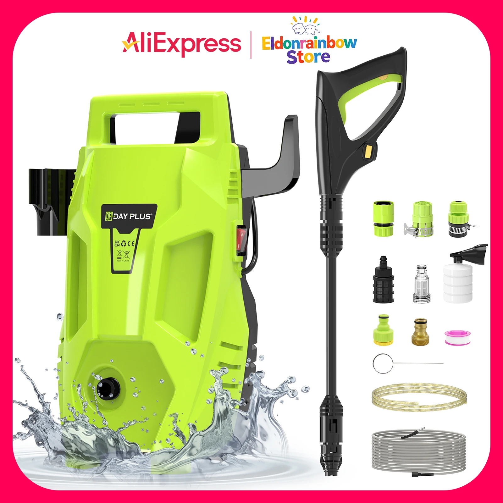 Мойка высокого давления для дома и сада 1500 Вт | 70 бар, производительность 500 л/ч, с насадкой 3-в-1
Мойка высокого давления для дома и сада 1500 Вт | 70 бар, производительность 500 л/ч, с насадкой 3-в-1