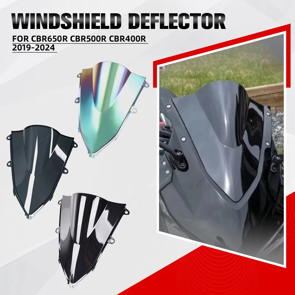 FOR Honda CBR650R CBR500R CBR400R 2019 -2023 2024 Windshield Windscreen Wind Deflector Screen Wind Shield Deflector Protector
FOR Honda CBR650R CBR500R CBR400R 2019 -2023 2024 Windshield Windscreen Wind Deflector Screen Wind Shield Deflector Protector