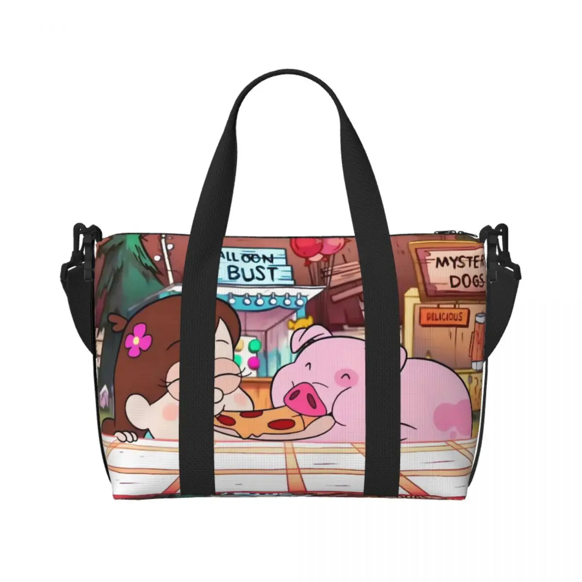 Custom Gravity Falls Beach Tote Bag for Women Extra Large Gym Carry On Cartoon Movie Wonderful Town Travel Shopping Bags
Custom Gravity Falls Beach Tote Bag for Women Extra Large Gym Carry On Cartoon Movie Wonderful Town Travel Shopping Bags