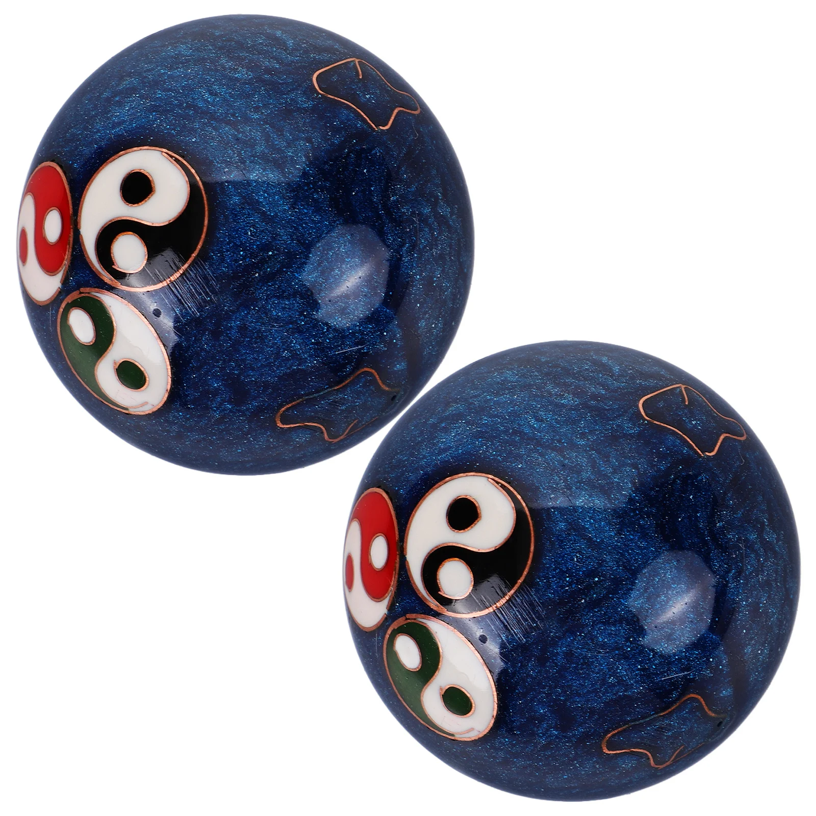 2pcs Fitness Handball Durable Low-Temperature Enamel Massage Ball For Seniors Adults Stress Relief Exercise Tool Blue Yin Yang
2pcs Fitness Handball Durable Low-Temperature Enamel Massage Ball For Seniors Adults Stress Relief Exercise Tool Blue Yin Yang