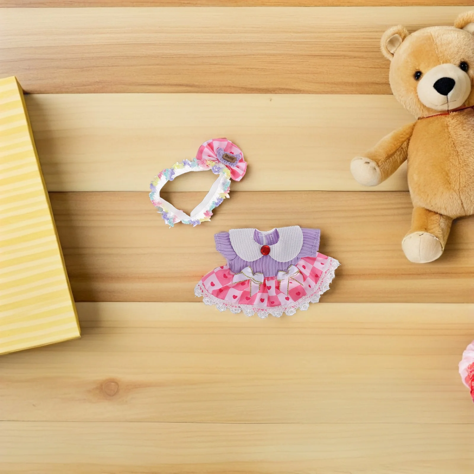 1Set Baby Clothes Outfits Accessories Tulle Princess Skirt Dress Tiny Flower Bow Headband Cute for Reborn Miniature
1Set Baby Clothes Outfits Accessories Tulle Princess Skirt Dress Tiny Flower Bow Headband Cute for Reborn Miniature