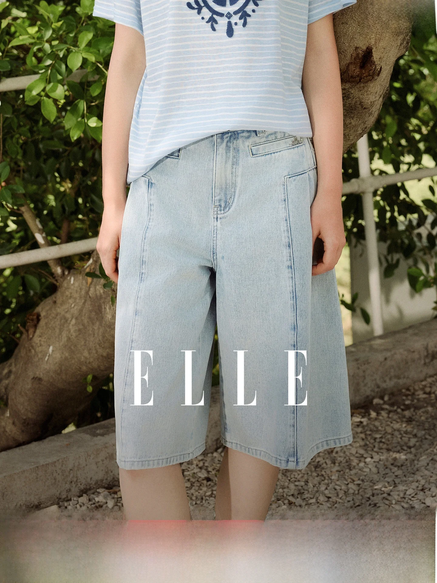 Elle Retro Washed Denim Shorts Women's Summer New Loose Slim Wide Leg Jeans Natural Waist Zipper Closure Standard Fit Cotton ...
Elle Retro Washed Denim Shorts Women's Summer New Loose Slim Wide Leg Jeans Natural Waist Zipper Closure Standard Fit Cotton ...