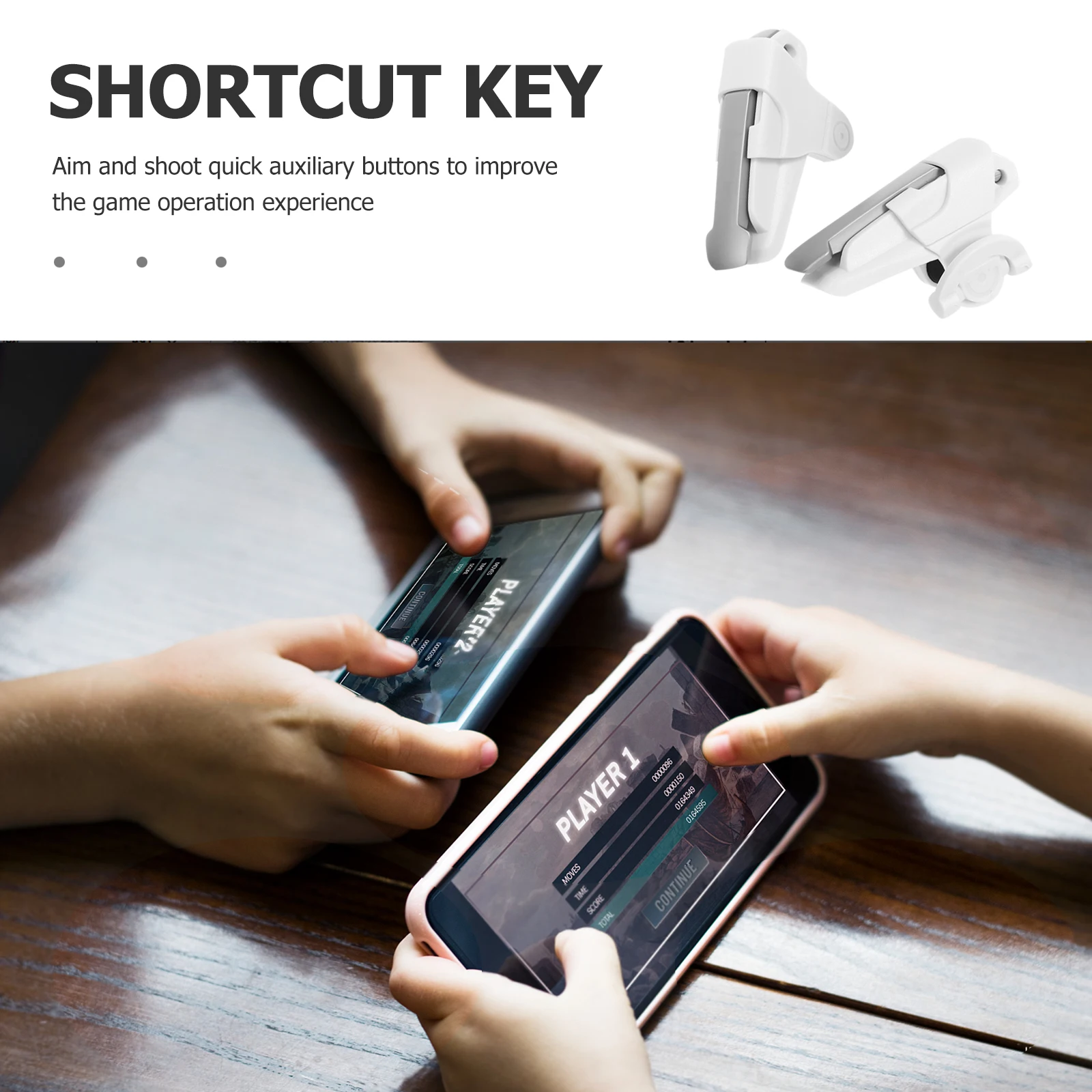 1 Pair Controller Trigger For Phone High Sensitivity Mobile Handle, Lightweight Portable Gaming Accessory, Compatible With Most
1 Pair Controller Trigger For Phone High Sensitivity Mobile Handle, Lightweight Portable Gaming Accessory, Compatible With Most