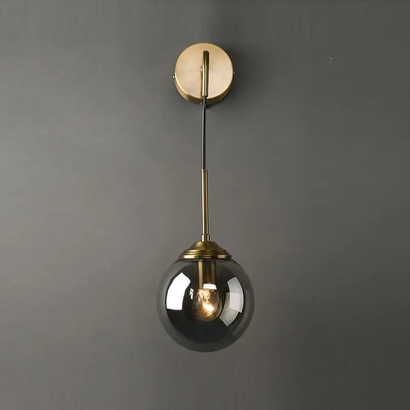 Indoor Wall Light Bedroom Wall Lamp Hallway Gray Glass Wall Lighting Dinninng Room Wall Sconce Kitchen Wall Lamps 15cm Free Bulb
Indoor Wall Light Bedroom Wall Lamp Hallway Gray Glass Wall Lighting Dinninng Room Wall Sconce Kitchen Wall Lamps 15cm Free Bulb