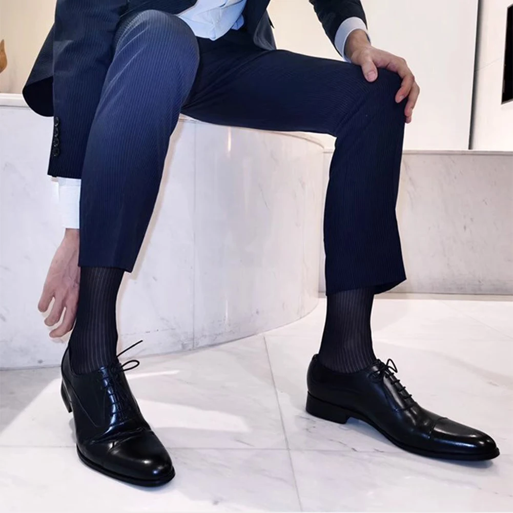 Striped Mens Socks Summer Ultra Thin 1 Pair Breathable Business Socks Comfortable Dress Socks Knee High Fashion
Striped Mens Socks Summer Ultra Thin 1 Pair Breathable Business Socks Comfortable Dress Socks Knee High Fashion