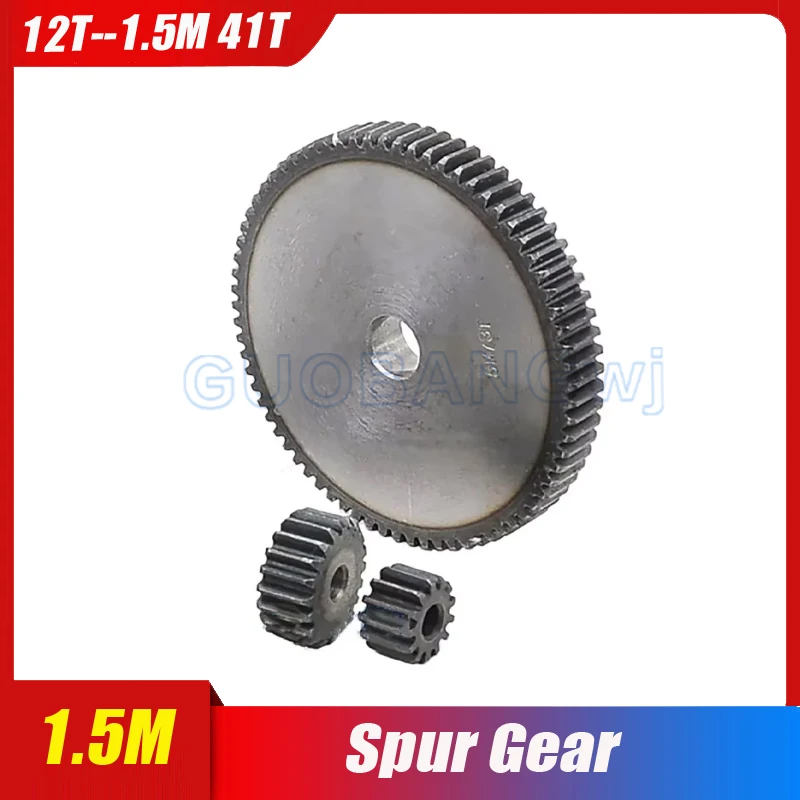 1pc Spur Gear 1.5M 12T-41T Metal Transmission Gear 45# Steel 1.5 Modulus 12 13 14 15 16 17 18 19 20 21 22 23 24 25 26 27 Teeth
1pc Spur Gear 1.5M 12T-41T Metal Transmission Gear 45# Steel 1.5 Modulus 12 13 14 15 16 17 18 19 20 21 22 23 24 25 26 27 Teeth