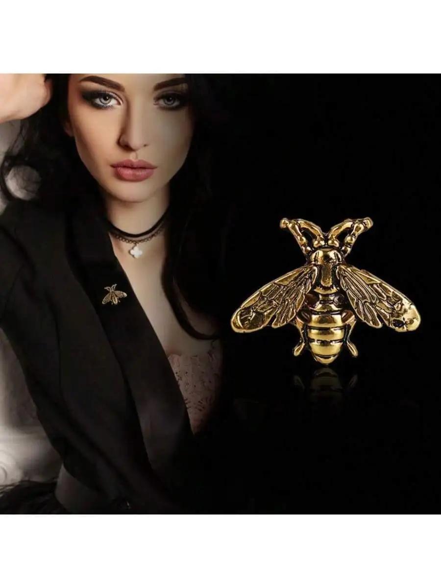 Stylish Golden-Tone Bee Alloy Brooch For Blazers, Shirts, Jackets – Vintage Lapel Pin, 2.5cm Elegant Fashion Accessory
Stylish Golden-Tone Bee Alloy Brooch For Blazers, Shirts, Jackets – Vintage Lapel Pin, 2.5cm Elegant Fashion Accessory