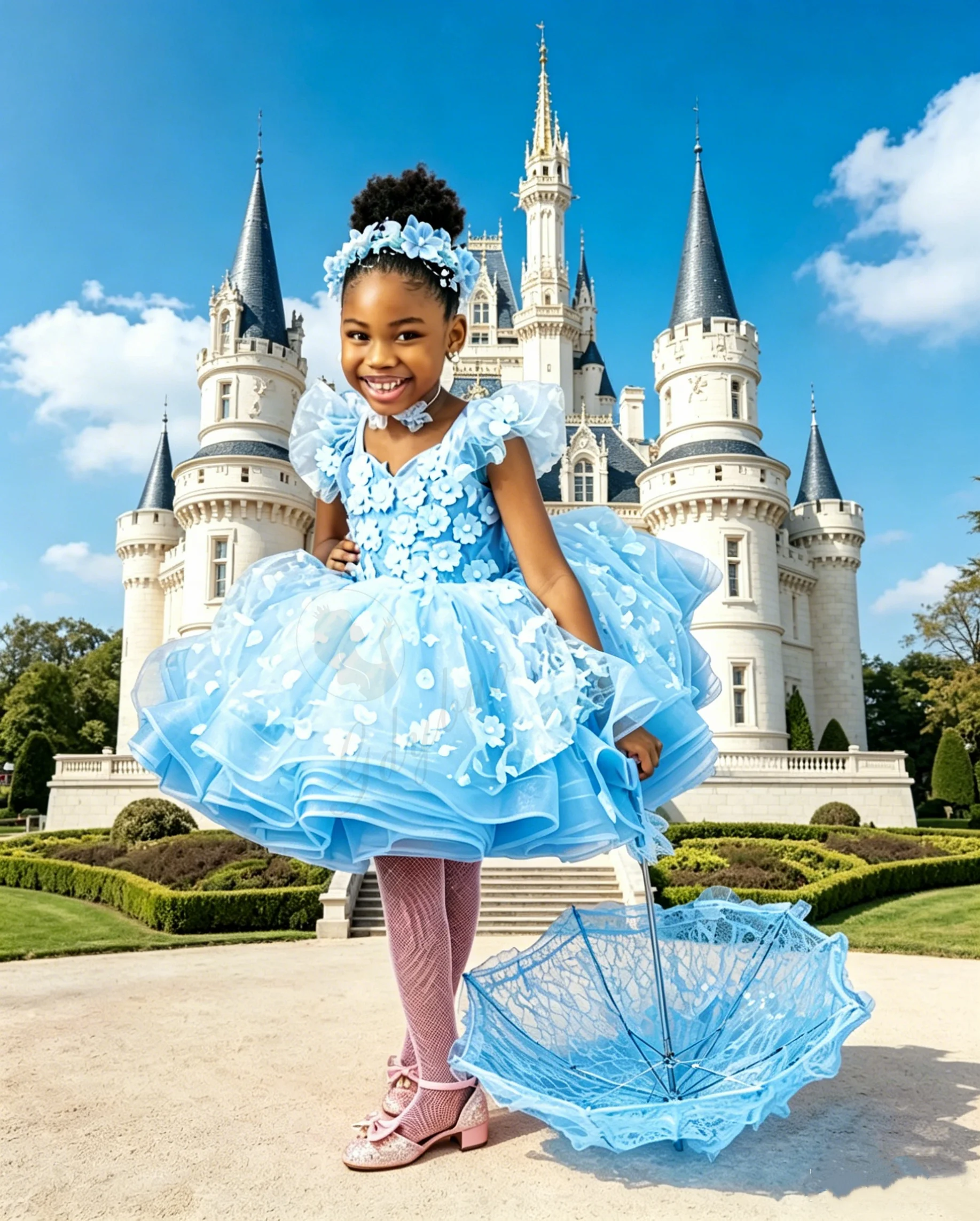 Blue Elegant Flower Girls Birthday Party Dress Ruffle Tie Tulle Fluffy for Wedding Competition Kids Prom Gown Customized
Blue Elegant Flower Girls Birthday Party Dress Ruffle Tie Tulle Fluffy for Wedding Competition Kids Prom Gown Customized