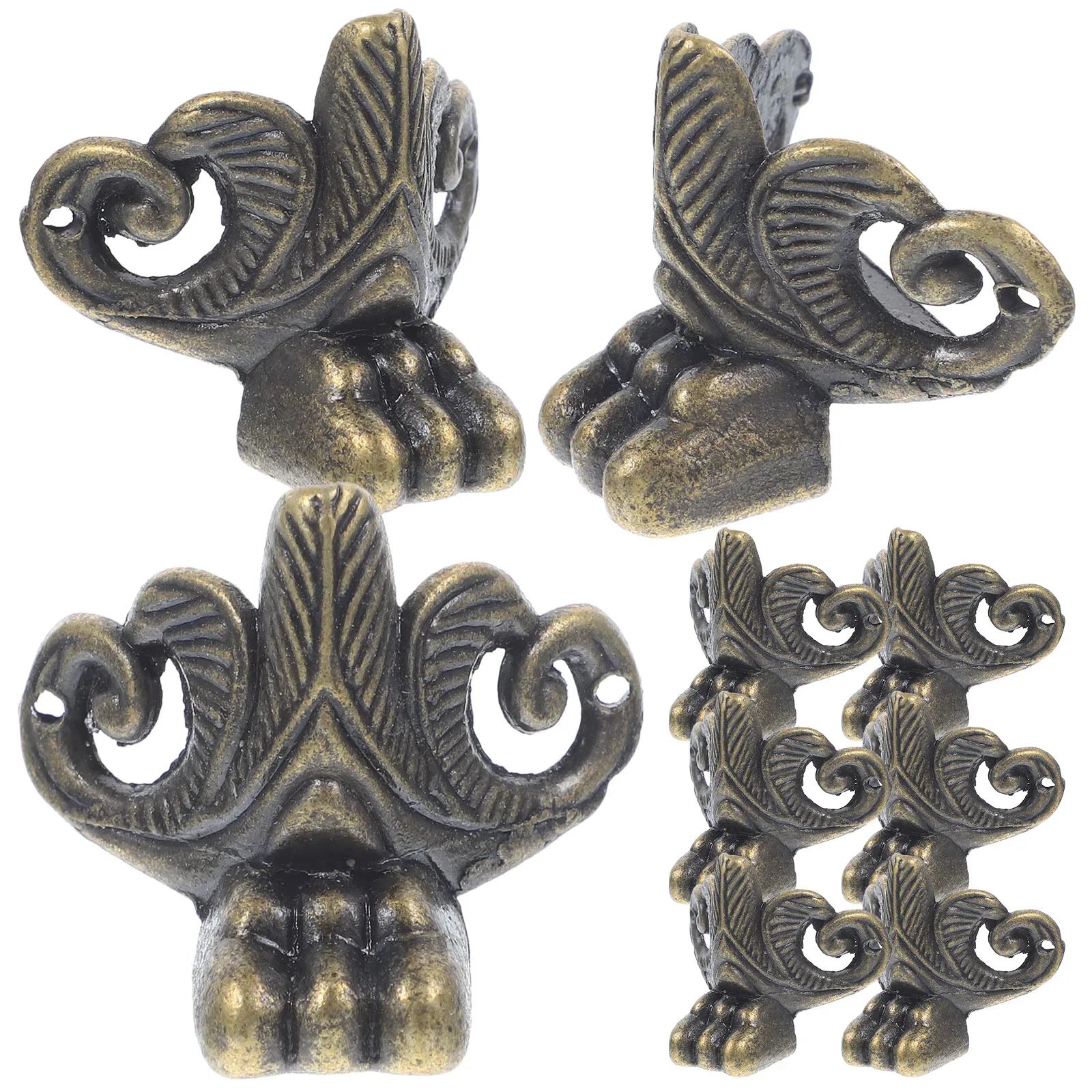 10pcs Retro Furniture Feet Zinc Alloy Strong Vintage Box Legs for Storage Jewelry Case Decorative Hardware Feet
10pcs Retro Furniture Feet Zinc Alloy Strong Vintage Box Legs for Storage Jewelry Case Decorative Hardware Feet