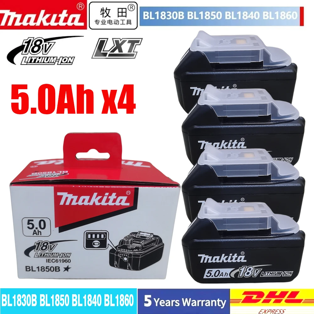 Makita 18V 6.0Ah battery, Makita electric tool BL1840 BL1830 BL1830B rechargeable lithium-ion battery, fast charging, charger
Makita 18V 6.0Ah battery, Makita electric tool BL1840 BL1830 BL1830B rechargeable lithium-ion battery, fast charging, charger
