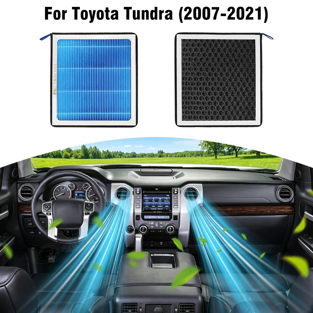 CF10285 Cabin Air Filter for Toyota Tundra 2007-2015 2016 2017 2018 2019 2020 2021 with Activated Carbon Replacement Air Filters
CF10285 Cabin Air Filter for Toyota Tundra 2007-2015 2016 2017 2018 2019 2020 2021 with Activated Carbon Replacement Air Filters