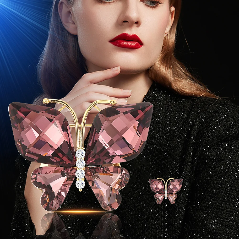 Brooch for Women Luxury Crystal Butterfly Brooches Exquisite Women's Clothes Lapel Pins High Quality Jewelry Accessories Gifts
Brooch for Women Luxury Crystal Butterfly Brooches Exquisite Women's Clothes Lapel Pins High Quality Jewelry Accessories Gifts