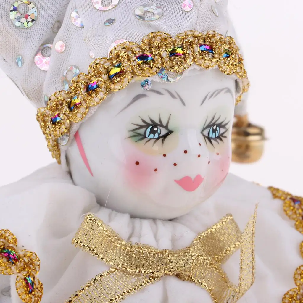 Porcelain Clown Doll Model 16cm Miniature Angel Eros Collectible for Home Office Display
Porcelain Clown Doll Model 16cm Miniature Angel Eros Collectible for Home Office Display