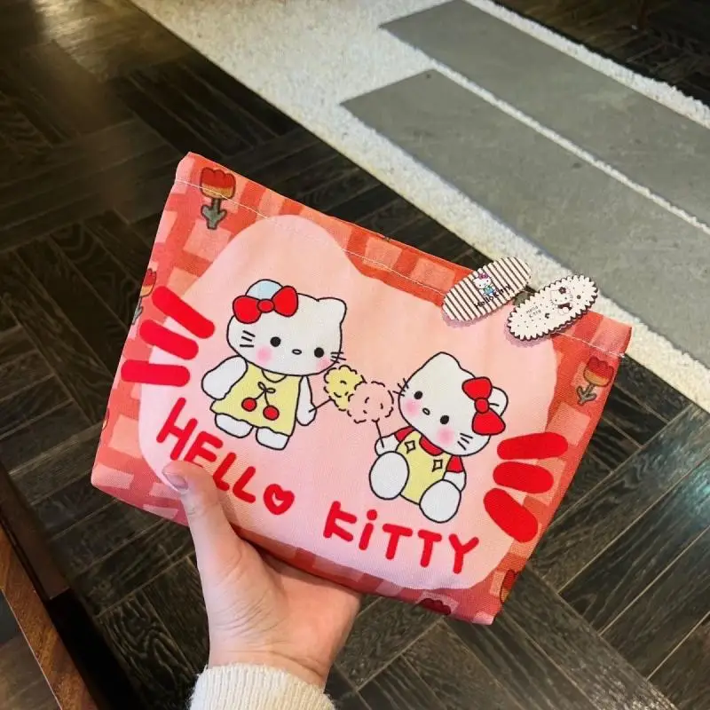 Sanrio Kawaii Cartoon Hello Kitty Makeup Bag Large Capacity Storage Bag Portable Travel Washroom Storage Girl Birthday Present
Sanrio Kawaii Cartoon Hello Kitty Makeup Bag Large Capacity Storage Bag Portable Travel Washroom Storage Girl Birthday Present