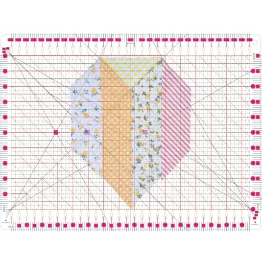 Slotted Quilting Ruler, 15.5" x 10" Slotted Rulers for Quilting and Sewing Quilt Strip Rulers for Fabric Cutting
Slotted Quilting Ruler, 15.5" x 10" Slotted Rulers for Quilting and Sewing Quilt Strip Rulers for Fabric Cutting