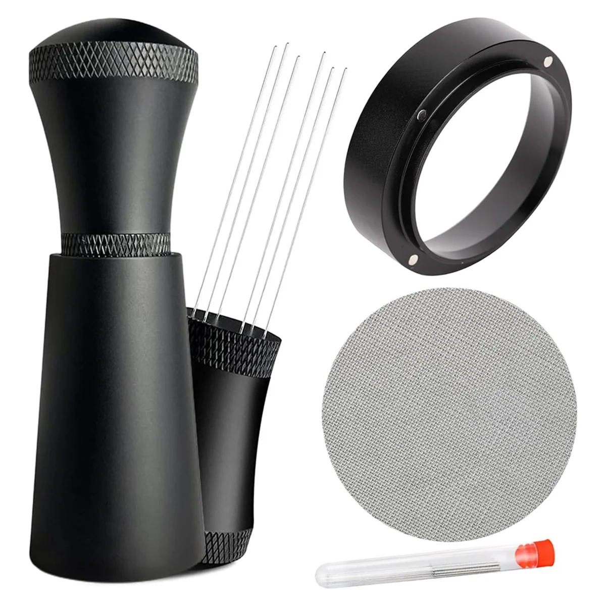M17K 58mm WDT Tools Puck Screen Espresso Dosing Funnel Stainless Steel Needles Coffee Stirrer Distribution Tool
M17K 58mm WDT Tools Puck Screen Espresso Dosing Funnel Stainless Steel Needles Coffee Stirrer Distribution Tool