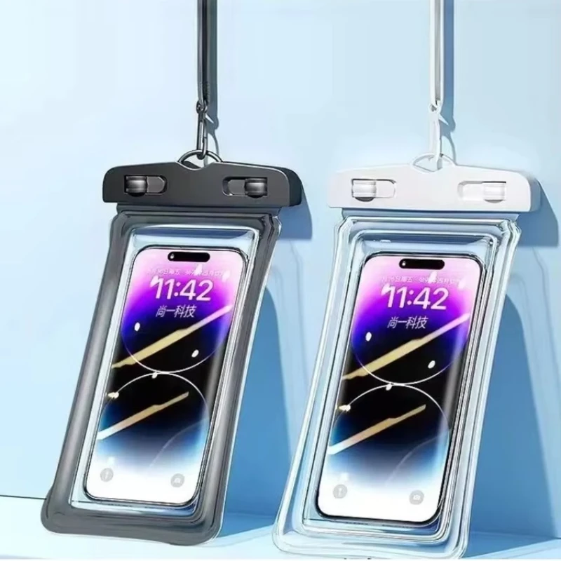 1-20PCS Waterproof Phone Pouch Transparency Touch Screen with Airbag for Swimming Snorkeling Hot Spring Secure Protection Case
1-20PCS Waterproof Phone Pouch Transparency Touch Screen with Airbag for Swimming Snorkeling Hot Spring Secure Protection Case