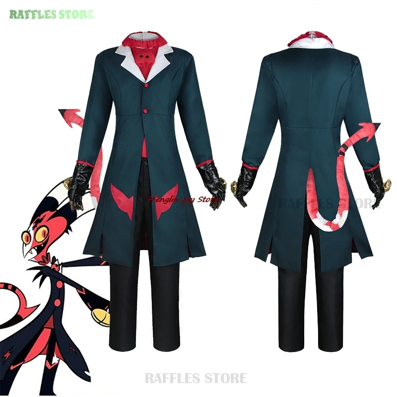 Anime Cosplay Helluva Blitzo Boss Cosplay Costume Shoes Party Uniform Suit with Tail Halloween Outfit for Men Women XS-XXXL
Anime Cosplay Helluva Blitzo Boss Cosplay Costume Shoes Party Uniform Suit with Tail Halloween Outfit for Men Women XS-XXXL