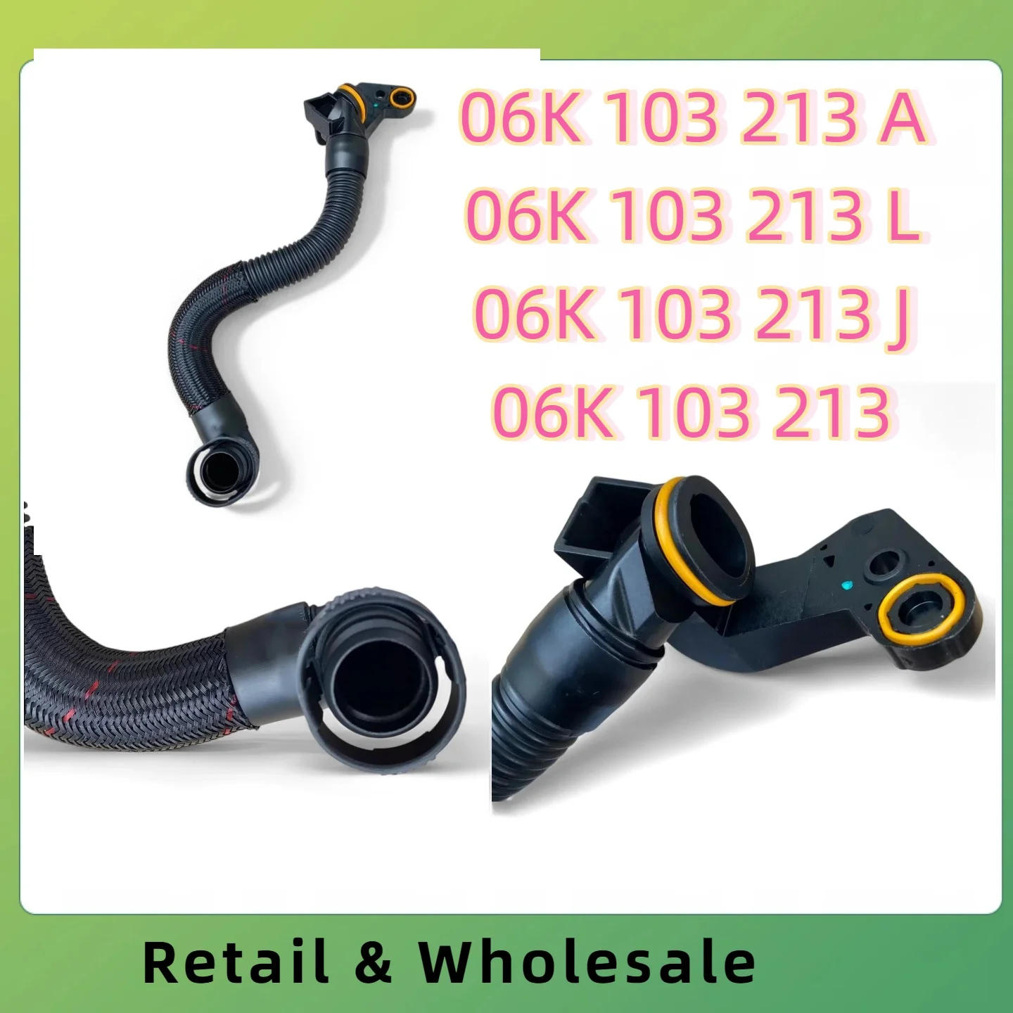 06K103213A 06K103213L 06K103213J 06K 103 213 J PCV Valve Pipe Hose Fit for Atlas Jetta MK7 Tiguan MK2 Golf A3 TT
06K103213A 06K103213L 06K103213J 06K 103 213 J PCV Valve Pipe Hose Fit for Atlas Jetta MK7 Tiguan MK2 Golf A3 TT