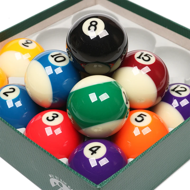 Tournament Quality 16Pcs Resin Billiard Ball Set 57.2mm & 52.5mm Standard Pool Balls
Tournament Quality 16Pcs Resin Billiard Ball Set 57.2mm & 52.5mm Standard Pool Balls