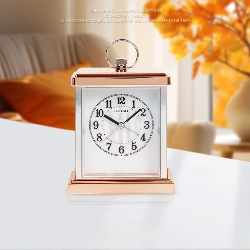European Style Metal Shell Desk Clock Luminous Dial Mute Nightstand Alarm Clock Bedroom Desktop Gadgets Restaurant Number Clock
European Style Metal Shell Desk Clock Luminous Dial Mute Nightstand Alarm Clock Bedroom Desktop Gadgets Restaurant Number Clock