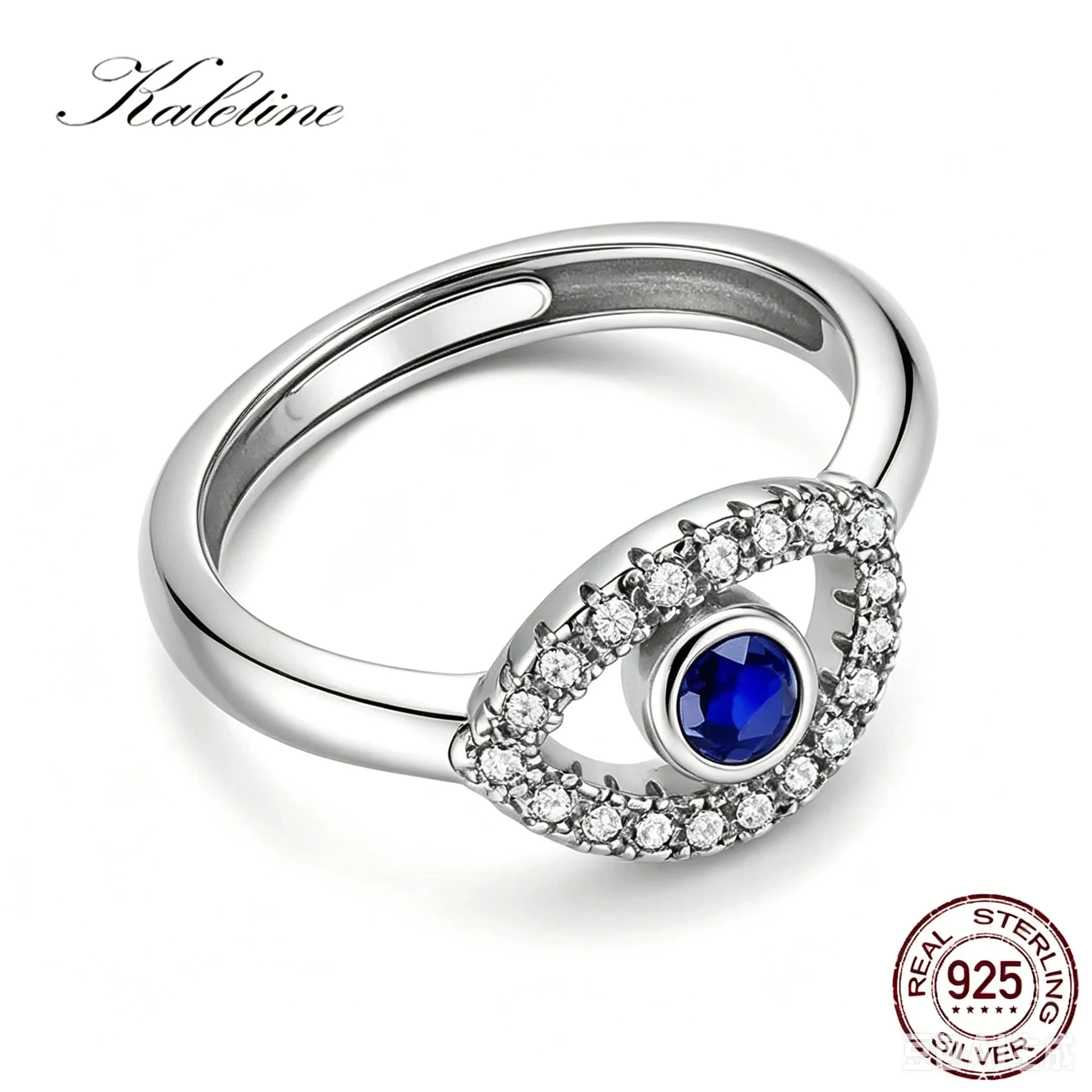 KALETINE Zircon Evil Eye Rings for Women Turkish Open 925 Sterling Silver Lucky Adjustable Finger Ring Wedding Couple Jewelry
KALETINE Zircon Evil Eye Rings for Women Turkish Open 925 Sterling Silver Lucky Adjustable Finger Ring Wedding Couple Jewelry