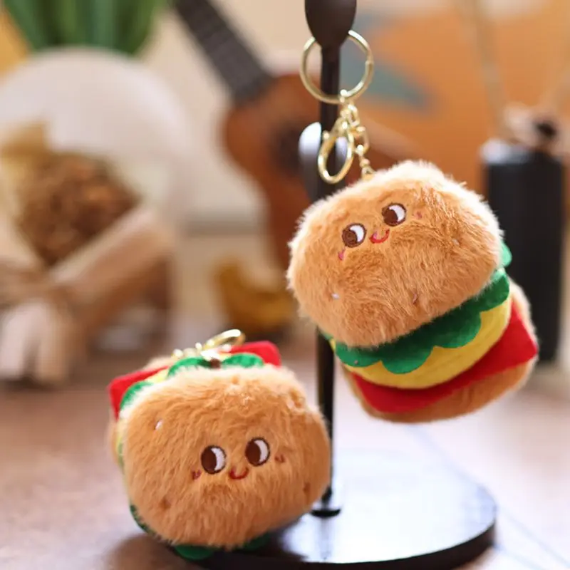 1pcs 15CM cute burger pendant plush toy doll cartoon bag charm keychain dolls Kawaii burger plush stuffed toy Kids Birthday Gift
1pcs 15CM cute burger pendant plush toy doll cartoon bag charm keychain dolls Kawaii burger plush stuffed toy Kids Birthday Gift