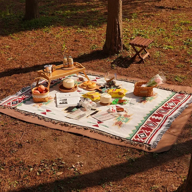 90*90cm Bohemian Carpet Picnic Mat Outdoor Mat Camping Supplies Picnic Cloth Equipment Moisture-proof Mat Ins Ethnic Style
90*90cm Bohemian Carpet Picnic Mat Outdoor Mat Camping Supplies Picnic Cloth Equipment Moisture-proof Mat Ins Ethnic Style