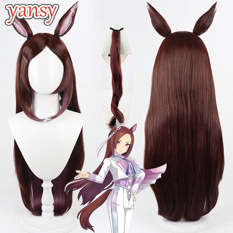 Yansywig Synthetic Hair Sakura Bakushin O Cosplay Wigs Ears Tail Uma musume: Pretty Derby 90cm Long Wine Red Wig Heat Resistant
Yansywig Synthetic Hair Sakura Bakushin O Cosplay Wigs Ears Tail Uma musume: Pretty Derby 90cm Long Wine Red Wig Heat Resistant