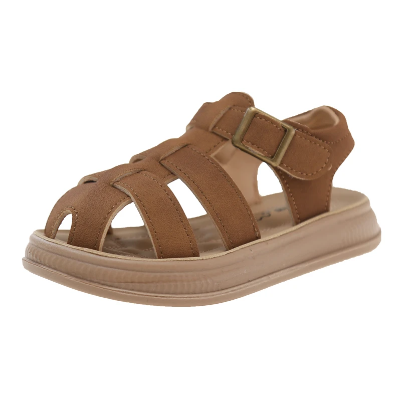 Children Roman Sandals Kids Hollow-out Toes Capped Sandals Fashion Kids Summer Beach Shoes Soft Bottom Anti-slippery Size 21-31
Children Roman Sandals Kids Hollow-out Toes Capped Sandals Fashion Kids Summer Beach Shoes Soft Bottom Anti-slippery Size 21-31
