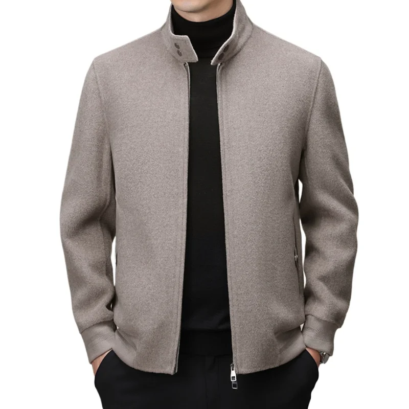 QYLVAWOY 100% Wool Coat Autumn Winter Jacket Man Business Stand Collar Mens Coats Thicken Coats for Men Clothing Stylish 남자 코트
QYLVAWOY 100% Wool Coat Autumn Winter Jacket Man Business Stand Collar Mens Coats Thicken Coats for Men Clothing Stylish 남자 코트
